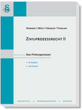 Hemmer / Wüst / Grieger | Zivilprozessrecht II | Buch | 978-3-86193-979-5 | sack.de
