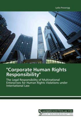 Prossnigg | "Corporate Human Rights Responsibility" | Buch | 978-3-86194-199-6 | sack.de