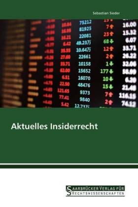 Sieder |  Aktuelles Insiderrecht | Buch |  Sack Fachmedien