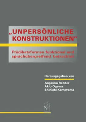 Redder / Ogawa / Kameyama |  „Unpersönliche Konstruktionen“ | Buch |  Sack Fachmedien