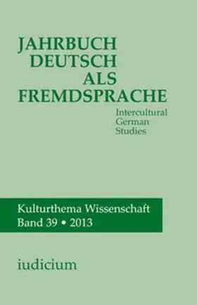 Bogner / Ehlich / Eichinger |  Jahrbuch Deutsch als Fremdsprache / Intercultural German Studies | Buch |  Sack Fachmedien
