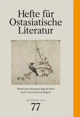 Kühner / Stecher / Traulsen |  Hefte für ostasiatische Literatur 77 | Buch |  Sack Fachmedien