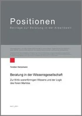 Heinemann |  Beratung in der Wissensgesellschaft | Buch |  Sack Fachmedien