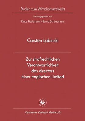 Labinski | Zur strafrechtlichen Verantwortlichkeit des directors einer englischen Limited | Buch | 978-3-86226-025-6 | sack.de