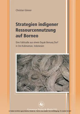 Gönner |  Strategien indigener Ressourcennutzung auf Borneo | eBook | Sack Fachmedien