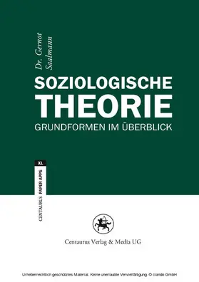 Saalmann | Soziologische Theorie | E-Book | www.sack.de