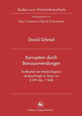 Schmid |  Korruption durch Bonuszuwendungen | eBook | Sack Fachmedien