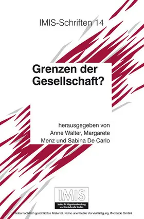 Walter / Menz / De Carlo |  Grenzen der Gesellschaft? | eBook | Sack Fachmedien