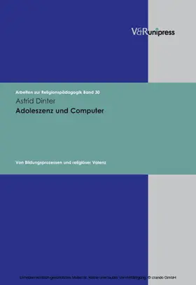 Dinter / Adam / Lachmann |  Adoleszenz und Computer | eBook | Sack Fachmedien
