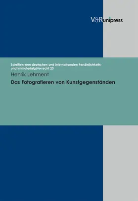 Lehment / Schack |  Das Fotografieren von Kunstgegenständen | eBook | Sack Fachmedien