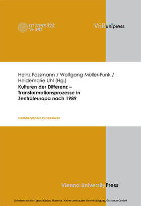 Faßmann / Fassmann / Müller-Funk |  Kulturen der Differenz – Transformationsprozesse in Zentraleuropa nach 1989 | eBook | Sack Fachmedien