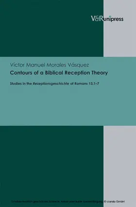 Vásquez |  Contours of a Biblical Reception Theory | eBook | Sack Fachmedien