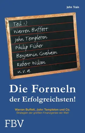 Train |  Die Formeln der Erfolgreichsten 1 | eBook | Sack Fachmedien