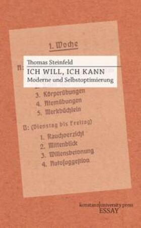Steinfeld | Ich will, ich kann | Buch | 978-3-86253-085-4 | sack.de