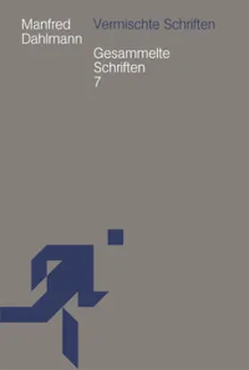 Dahlmann / Hellbrück / Scheit |  Vermischte Schriften | Buch |  Sack Fachmedien