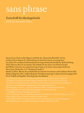 Casar / Scheit / Julius |  sans phrase | Buch |  Sack Fachmedien