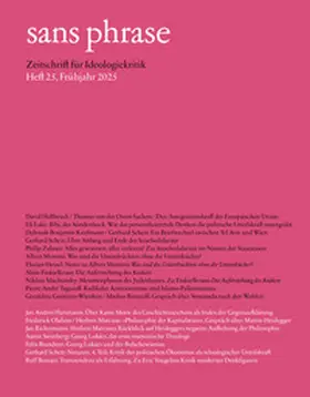 Scheit / Machunsky / Zahner |  sans phrase | Buch |  Sack Fachmedien