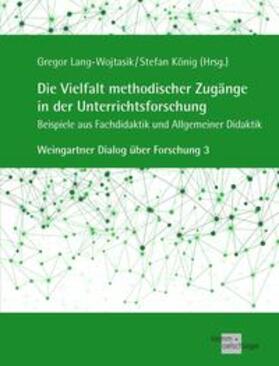 Lang-Wojtasik / König | Die Vielfalt methodischer Zugänge in der Unterrichtsforschung | Buch | 978-3-86281-144-1 | sack.de