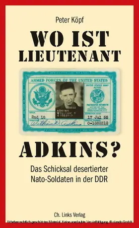 Köpf |  Wo ist Lieutenant Adkins? | eBook | Sack Fachmedien