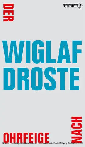 Droste |  Der Ohrfeige nach | eBook | Sack Fachmedien