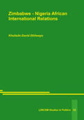 Dhliwayo |  Zimbabwe - Nigeria African International Relations | Buch |  Sack Fachmedien