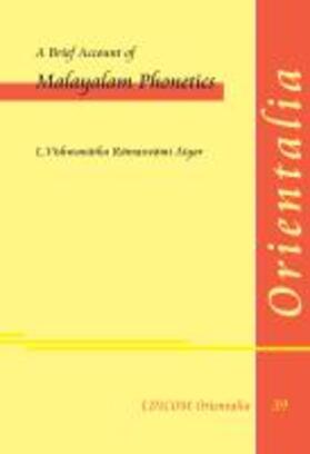 Aiyar |  A Brief Account of Malayalam Phonetics | Buch |  Sack Fachmedien