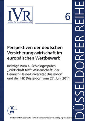 Looschelders / Michael | Perspektiven der deutschen Versicherungswirtschaft im europäischen Wettbewerb | E-Book | sack.de