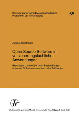 Zehetmaier / Helten / Richter | Open Source Software in versicherungsfachlichen Anwendungen | E-Book | sack.de