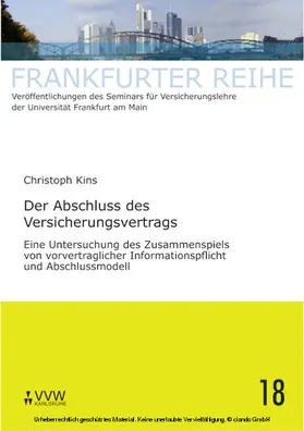 Kins / Wandt / Laux | Der Abschluss des Versicherungsvertrages | E-Book | www.sack.de