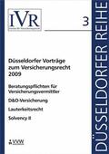 Looschelders / Michael |  Düsseldorfer Vorträge zum Versicherungsrecht 2009 | eBook | Sack Fachmedien