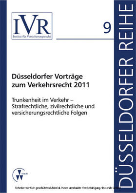 Looschelders / Michael | Düsseldorfer Vorträge zum Verkehrsrecht 2011 | E-Book | sack.de