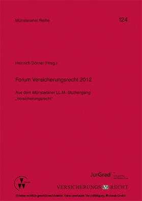Dörner / Ehlers / Pohlmann | Forum Versicherungsrecht 2012 | E-Book | sack.de