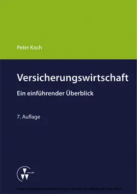Koch |  Versicherungswirtschaft | eBook | Sack Fachmedien