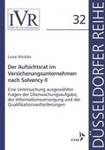 Winkler / Looschelders / Lothar |  Der Aufsichtsrat im Versicherungsunternehmen nach Solvency II | eBook | Sack Fachmedien
