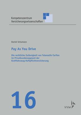 Schumann / Körber / Graf von der Schulenburg | Pay as you drive | E-Book | sack.de