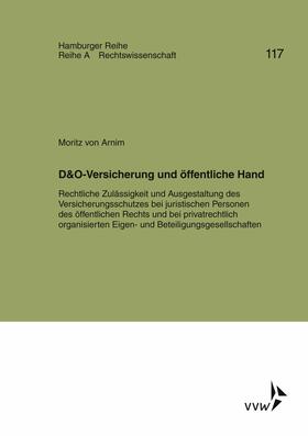 von Arnim / Koch / Werber | D&O-Versicherung und öffentliche Hand | E-Book | sack.de