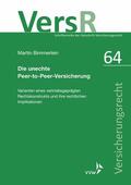 Bimmerlein |  Die unechte Peer-to-Peer-Versicherung | eBook | Sack Fachmedien