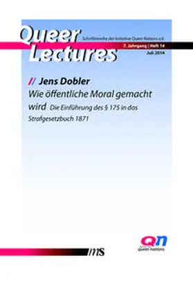 Dobler / Gammerl |  Wie öffentliche Moral gemacht wird | Buch |  Sack Fachmedien