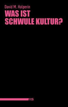 Halperin |  Was ist schwule Kultur? | Buch |  Sack Fachmedien