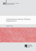 Renker |  A Commentary on Quintus of Smyrna, Posthomerica 13 | Buch |  Sack Fachmedien
