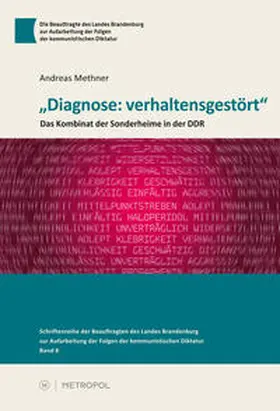 Methner |  "Diagnose: verhaltensgestört" | Buch |  Sack Fachmedien