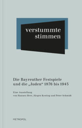 Heer / Kesting / Schmidt |  Verstummte Stimmen: Die Bayreuther Festspiele und die "Juden" 1876 bis 1945 | Buch |  Sack Fachmedien