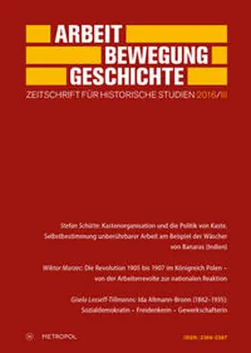Förderverein für Forschungen zur Geschichte der Arbeiterbewegung e. V. / Schmidt / Czitrich-Stahl |  Arbeit – Bewegung – Geschichte | Buch |  Sack Fachmedien