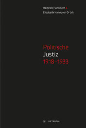 Hannover / Hannover-Drück | Politische Justiz 1918-1933 | Buch | 978-3-86331-474-3 | sack.de