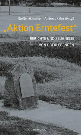 Hänschen / Kahrs |  "Aktion Erntefest" | Buch |  Sack Fachmedien