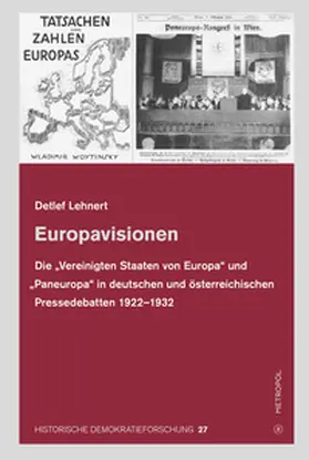 Lehnert |  Europavisionen | Buch |  Sack Fachmedien