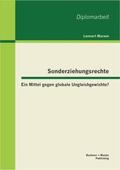 Marxen |  Sonderziehungsrechte: Ein Mittel gegen globale Ungleichgewichte? | Buch |  Sack Fachmedien