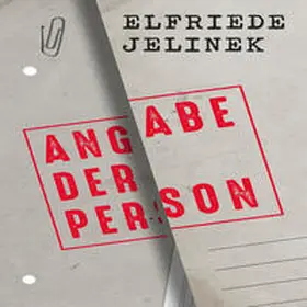 Jelinek |  Angabe der Person | Sonstiges |  Sack Fachmedien