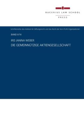 Weber | Die gemeinnützige Aktiengesellschaft | Buch | 978-3-86381-037-5 | sack.de