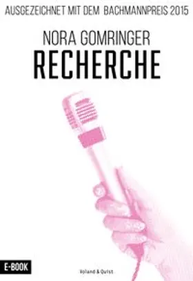 Gomringer |  Recherche (enhanced) | eBook | Sack Fachmedien